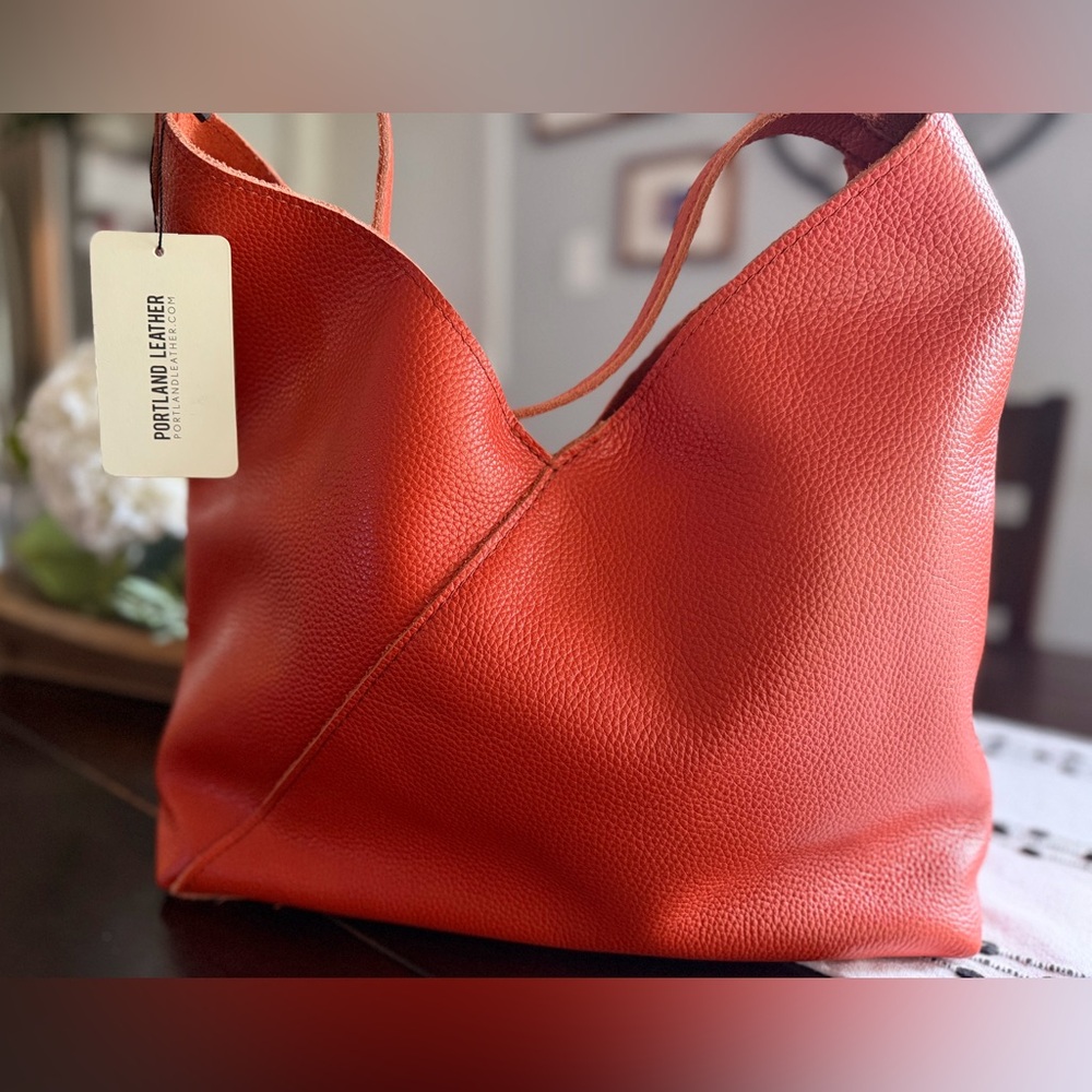 Portland Leather Oversized Naomi in KOI 🧡
